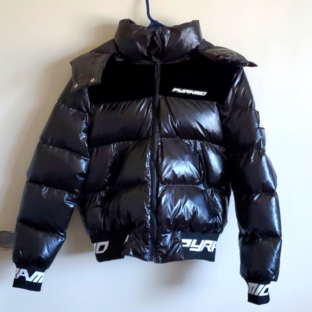 Pyramid Black Bubble Jacket